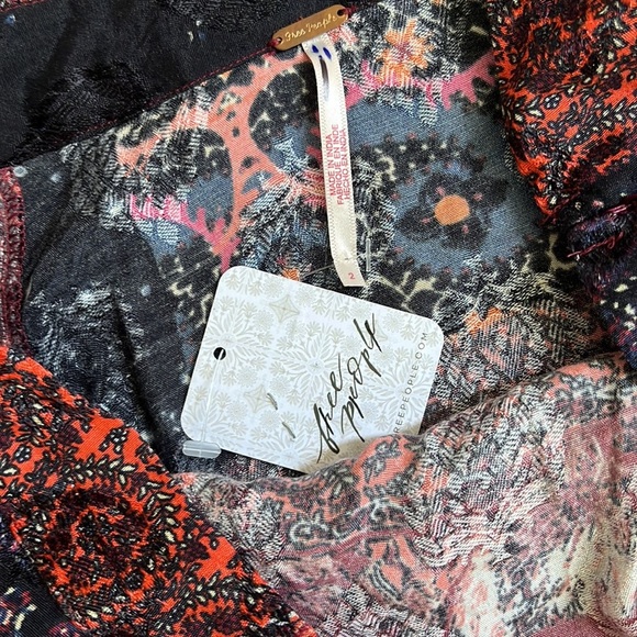 Free People Sweet Dreams Scarf Maxi Skirt NWT Size 2 - Picture 11 of 15